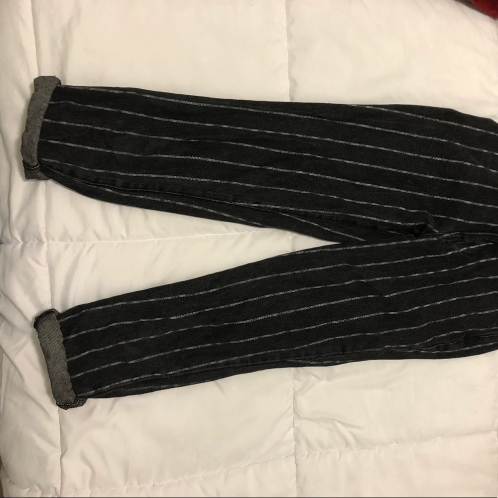 Pacsun pinstripe mom jeans